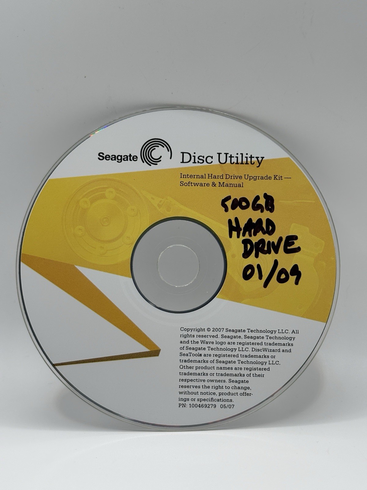Seagate Disc Utility (2007) CD ONLY Internal Hard Drive Upgrade Kit Software