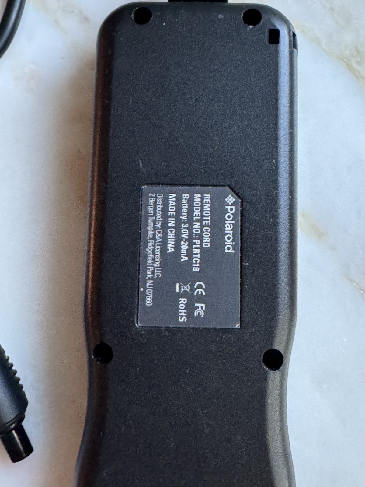 Polaroid Shutter Release Remote Cord/Intervalometer PLRTC18