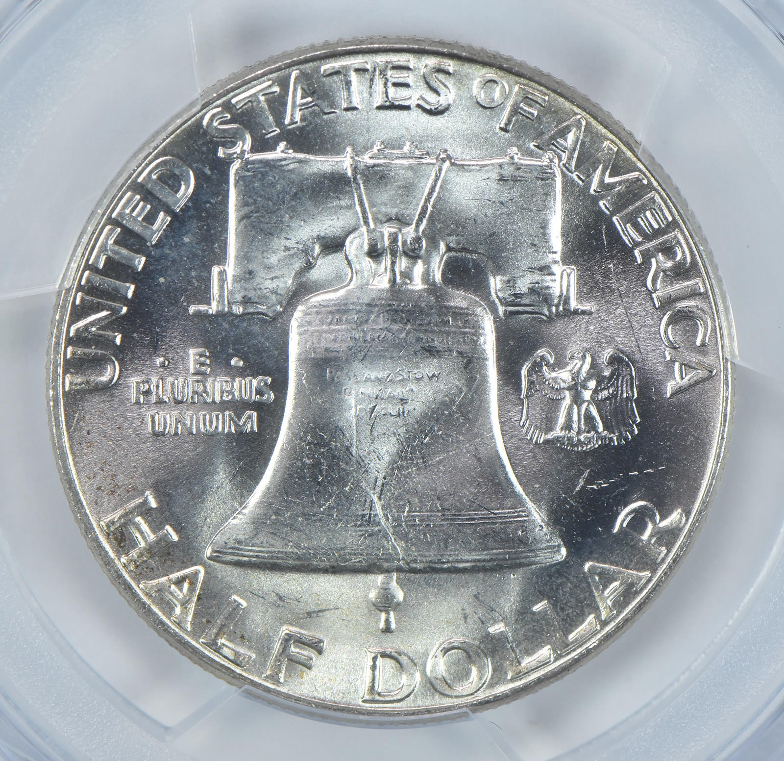 1956 Franklin Half Dollar Boston Collection MS65 PCGS Blue Label