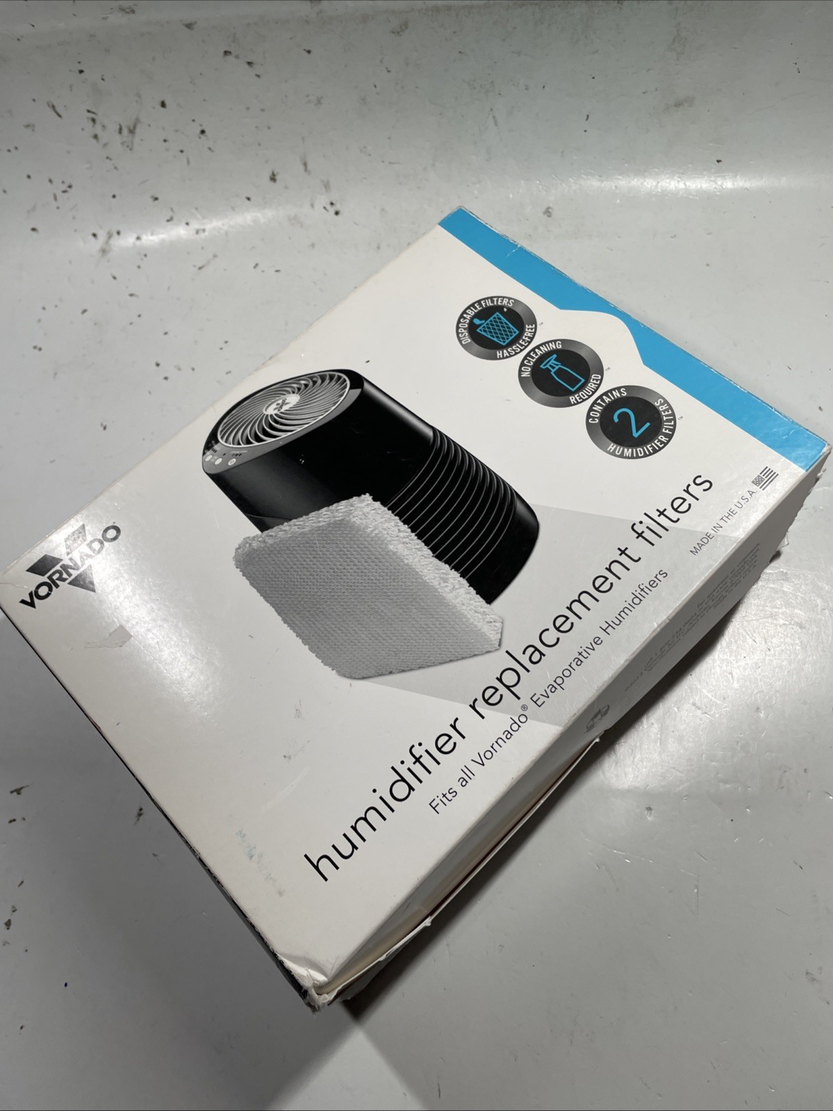 Vornado Humidifier Replacement Filters MD1 0002 Wick 2 Pack NEW In Box