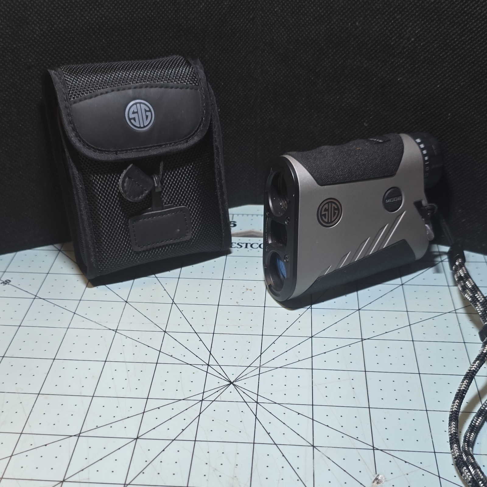 SIG SAUER KILO2000 SHADOW EXPRESS Rangefinder Gray/Black Mode Button Case