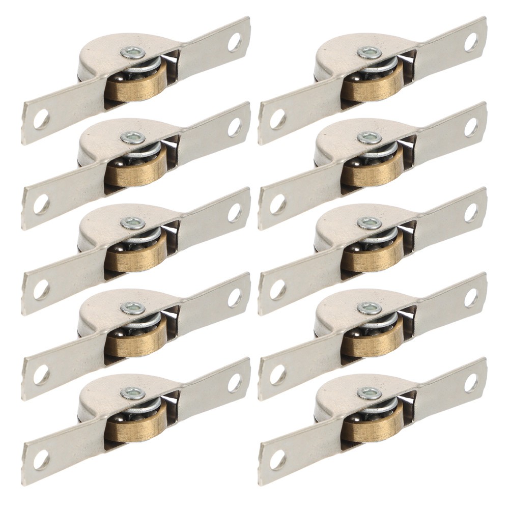 10 Pcs Sliding Door Replacement Rollers Cabinets Doors Pulleys for