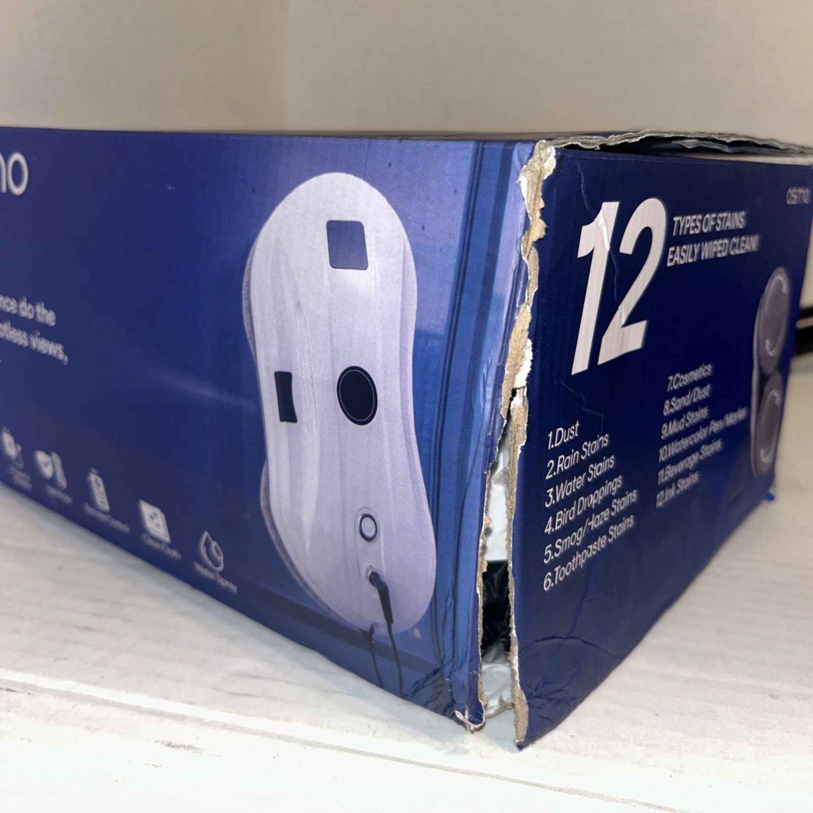 OSMO Automatic Smart Window Cleaner Robot White 3 Modes Full Automatic 72W