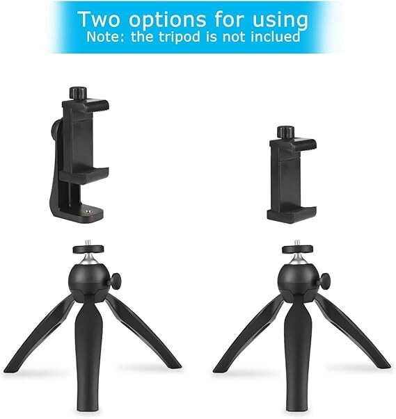Cell Phone Tripod Adapter Holder Rotatable Smartphone Mount For Android, I Phone