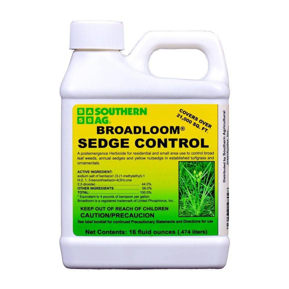 Southern Ag Broadloom Sedge Control 16oz Controls Broad Leaf Weeds Annual Sedges