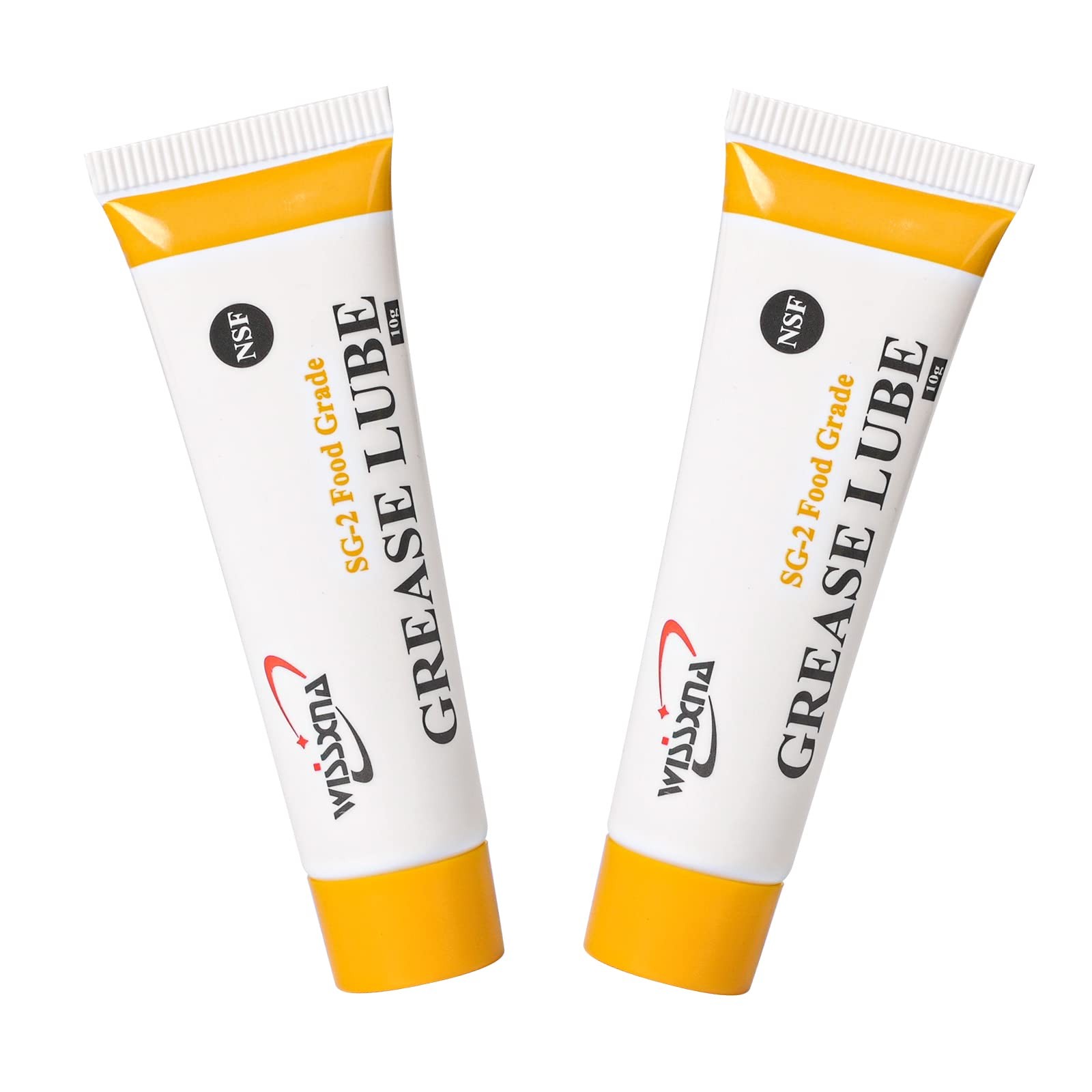 Food Grade Silicone Grease for Valves & O-Rings - 10g Tube (2 Pack)