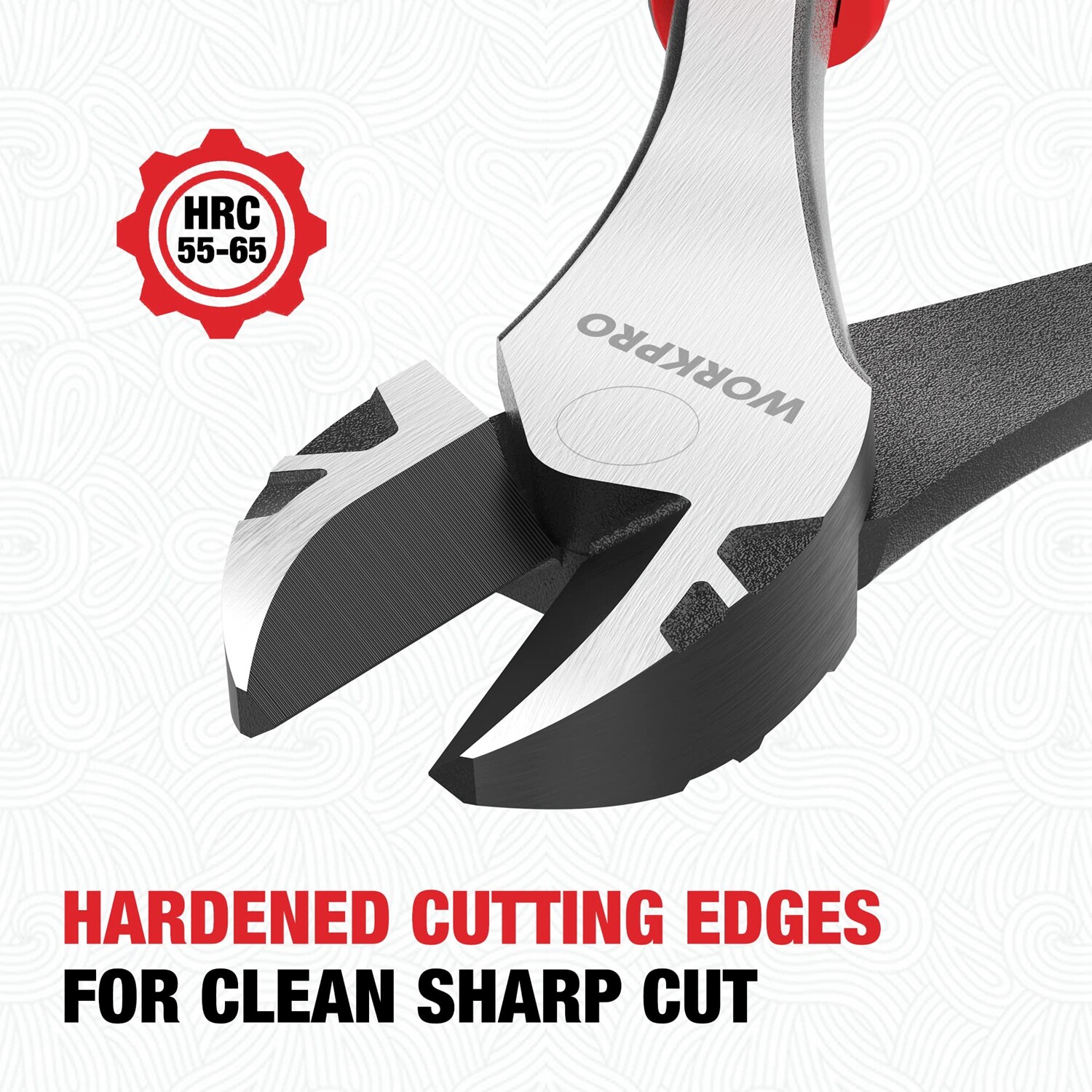 WORKPRO 8" High Leverage Diagonal Plier Heavy Duty Wire Cutters Diagonal Cutters