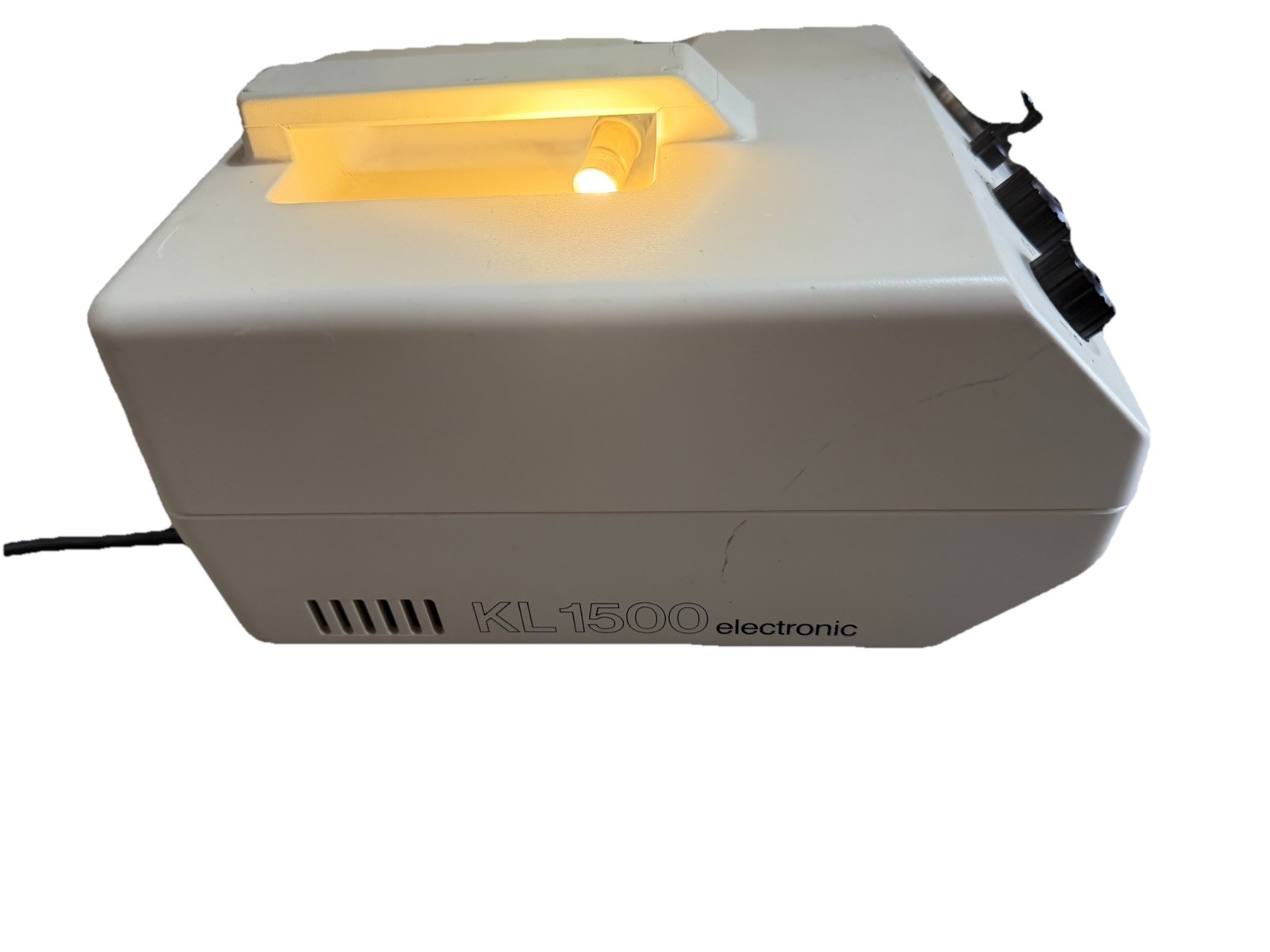 Leica KL 1500 Electronic Light Source WITH BULB and FIBER OPTICS *low Hours*