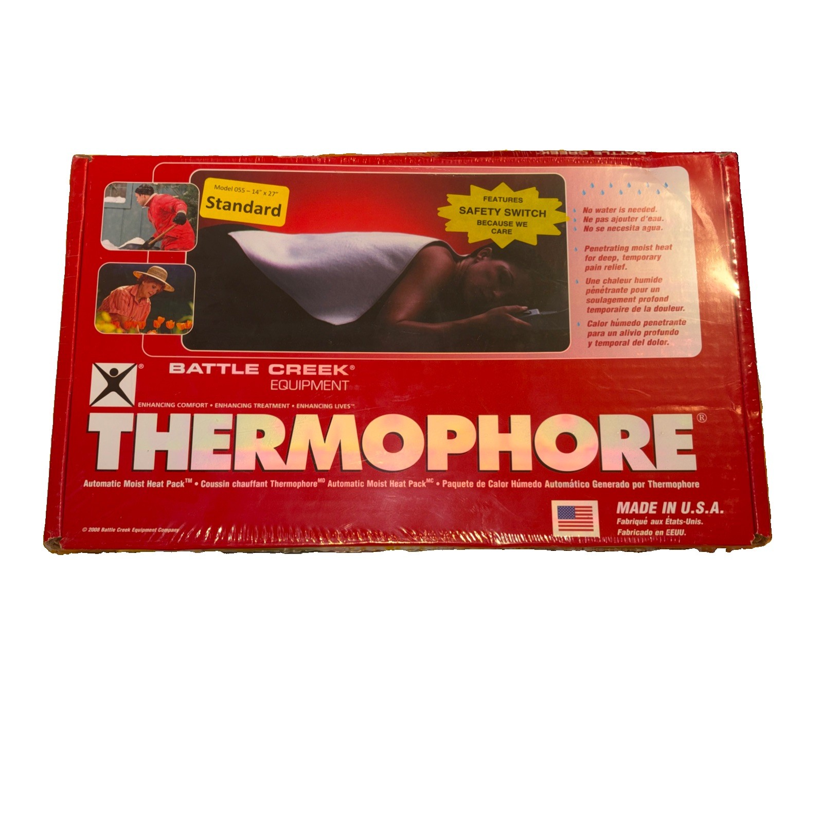 Battle Creek Thermophore Moist Heat Pad  055 14”x27” Wrapped In Original Plastic