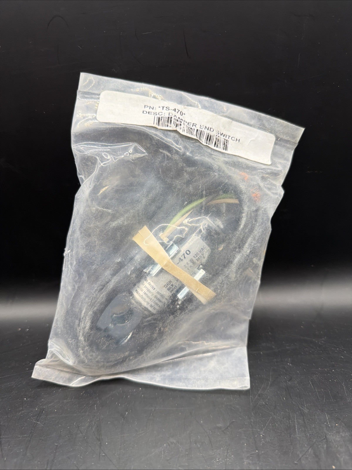 Kele TS-470-2 Damper End Switch, 2 SPDT