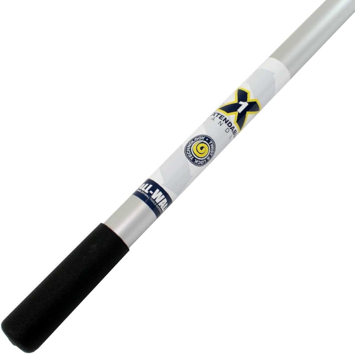 Lightweight Extendable Drywall Handle - Adjustable 3' to 8' Twist Lock