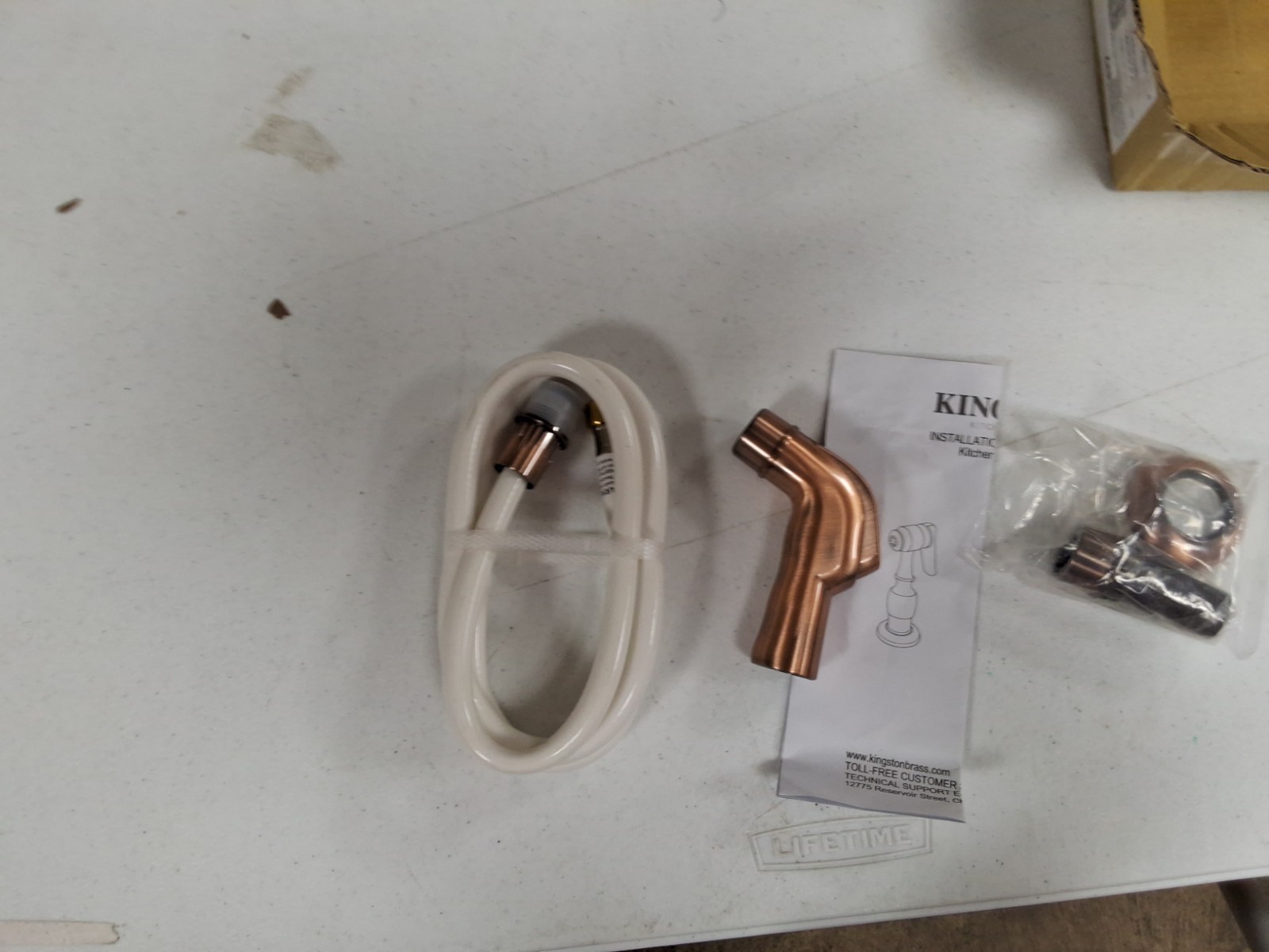 Kingston Brass KBS79SP Kitchen Side Spray - Copper