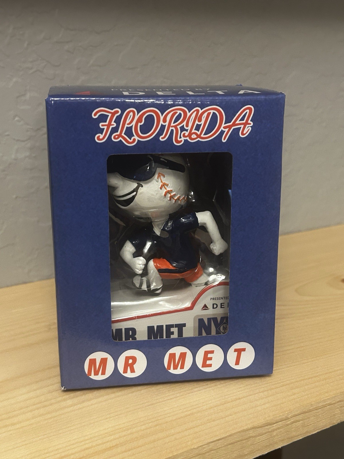 St Lucie Mets Mr. Met Bobble Head Florida Edition in Box