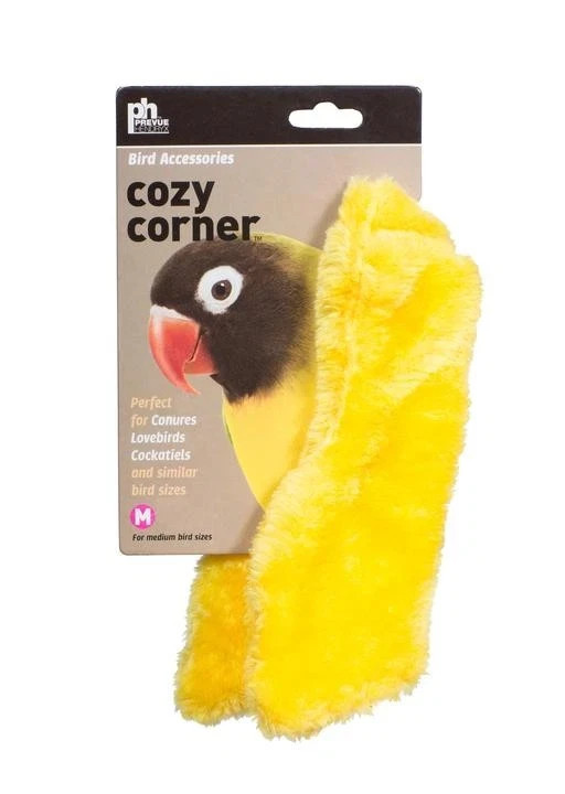 Prevue Pet Cozy Corner Fleece Bird Blanket Medium Select Color:: Yellow