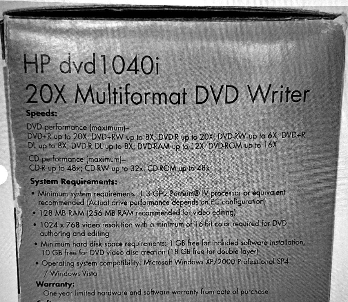VINTAGE COMPUTER PERIPHERALS DVD Internal Storage Lot - WRITER READER - HP, SONY