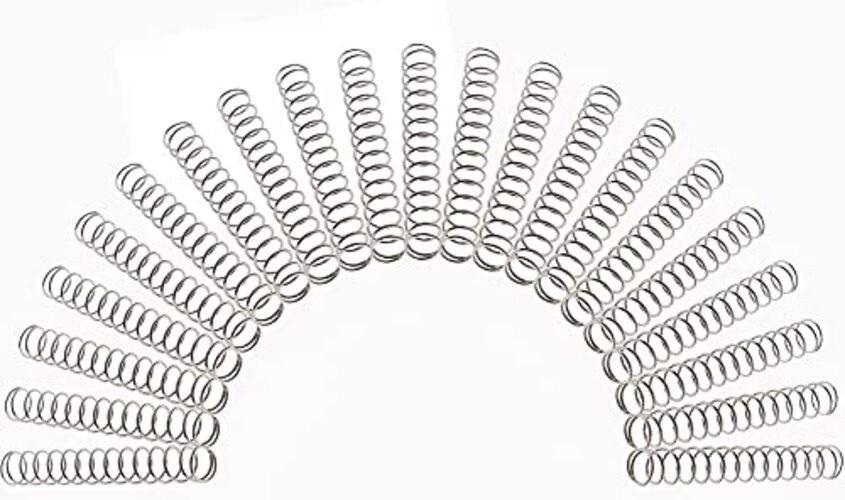 40 pcs Stainless Steel Compression Spring Extension Sturdy Assortment 1.6''