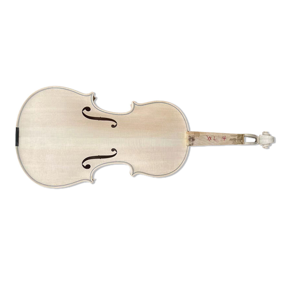 Unfinished 4/4 Size Violin Flame Maple Back Spruce Top Unglue Top Handmade