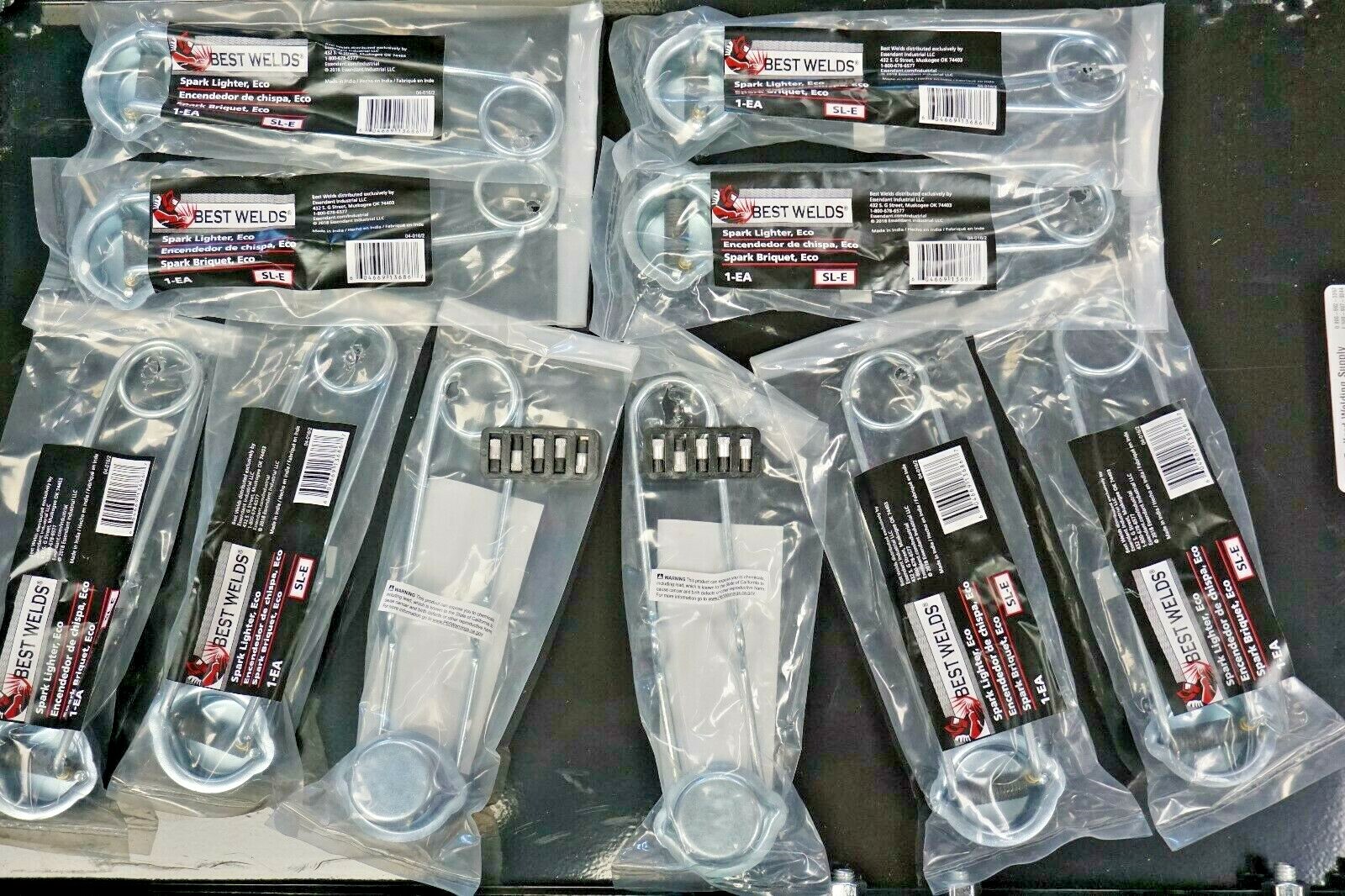 10 each -Best Welds Single Strikers with 10 Flints