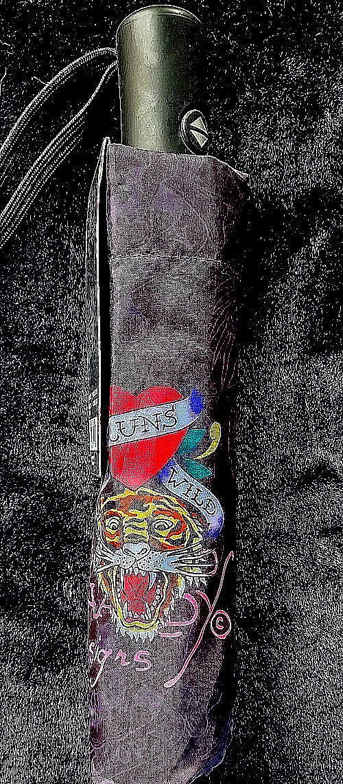 ED HARDY COMPACT UMBRELLAS