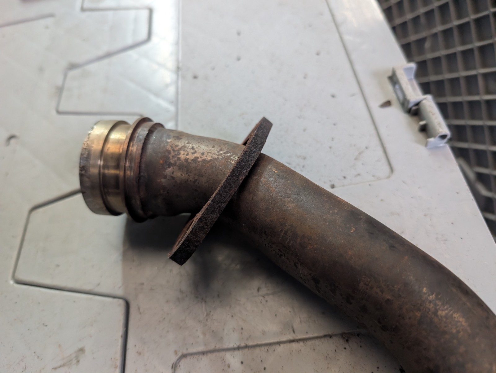 Yamaha Wr450f 2002 Exhaust Header Downpipe Header Pipe #W