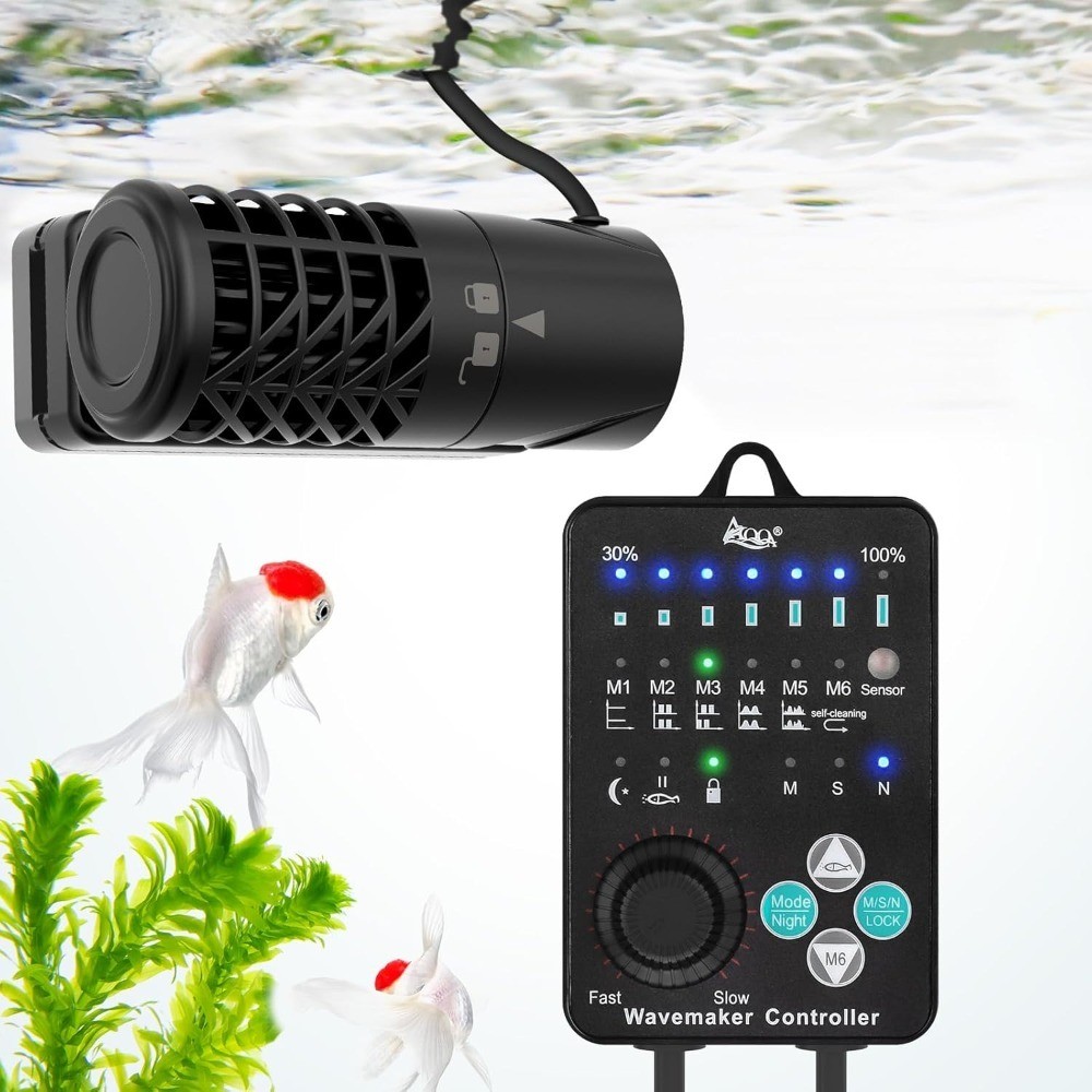 Adjustable Magnetic Gyre Wave Maker DC Water Circulation Pump with Controller