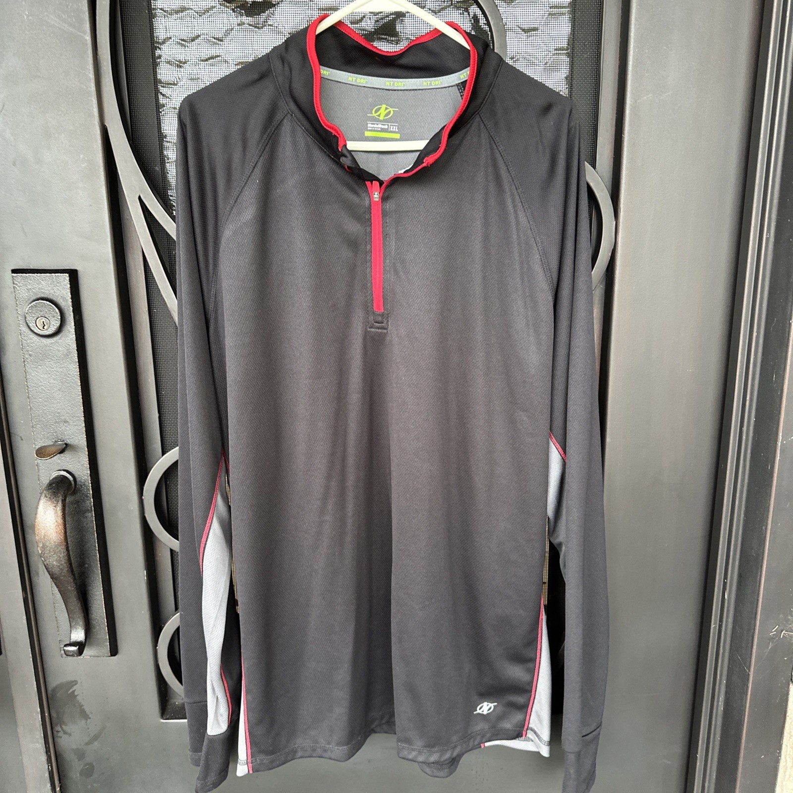 NORDIC TRACK. MEN'S LONG SLEEVE THERMAL ZIPPER NECK SHIRT. SIZE XXL. NWOT