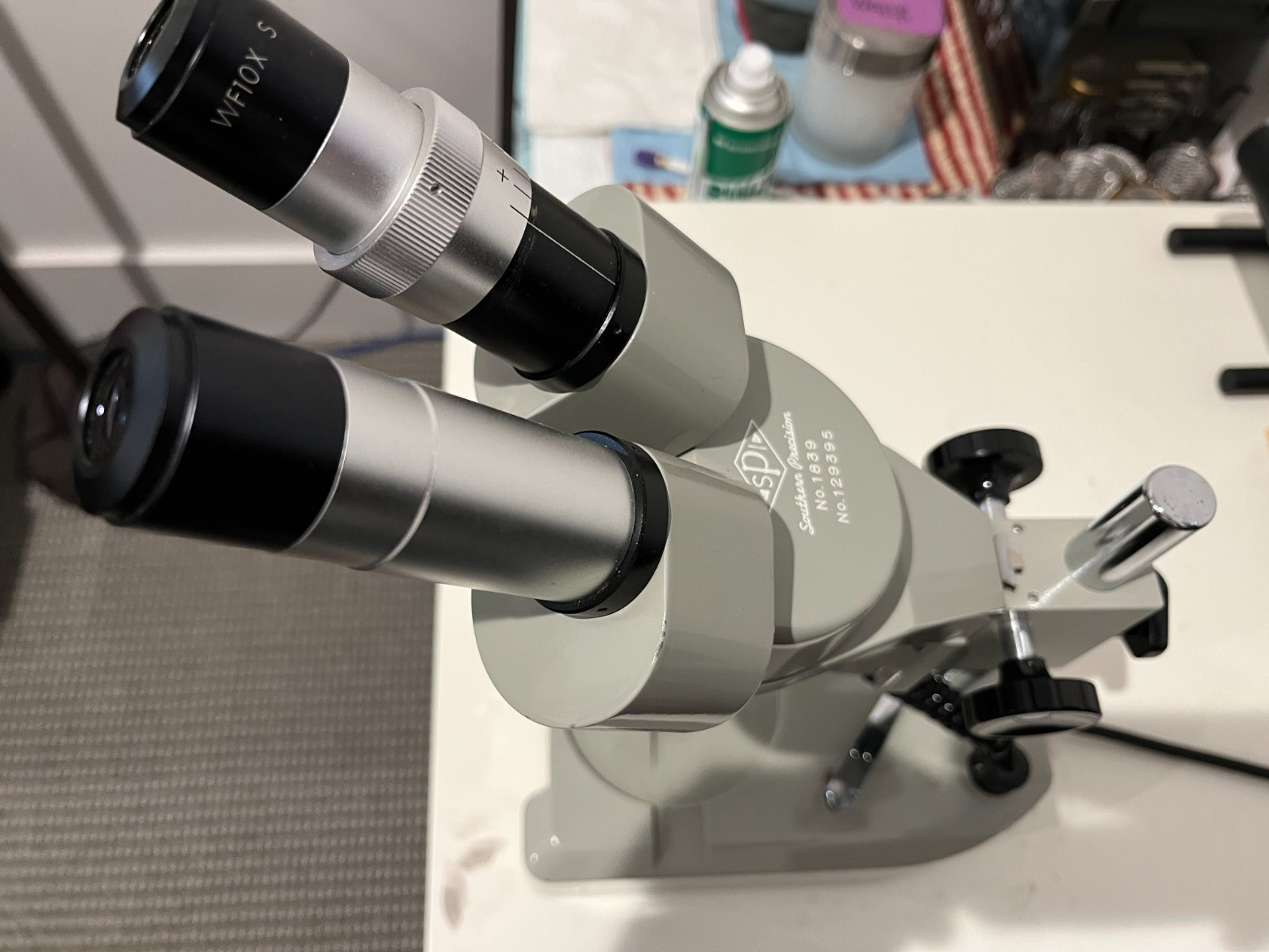 Vintage Southern Precision Instruments (SPI) Model 1839 Laboratory Microscope