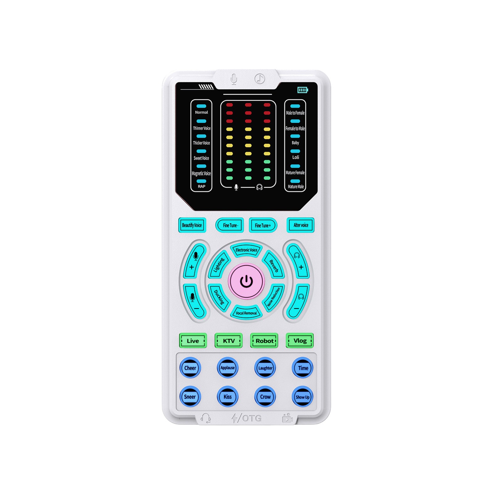 Voice Changer Portable Voice Changer Device With Headphone Microphone 15 RUWE