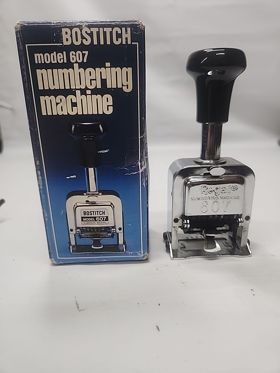 Bostitch Numbering Machine Model 607, Excellent Condition! Vintage