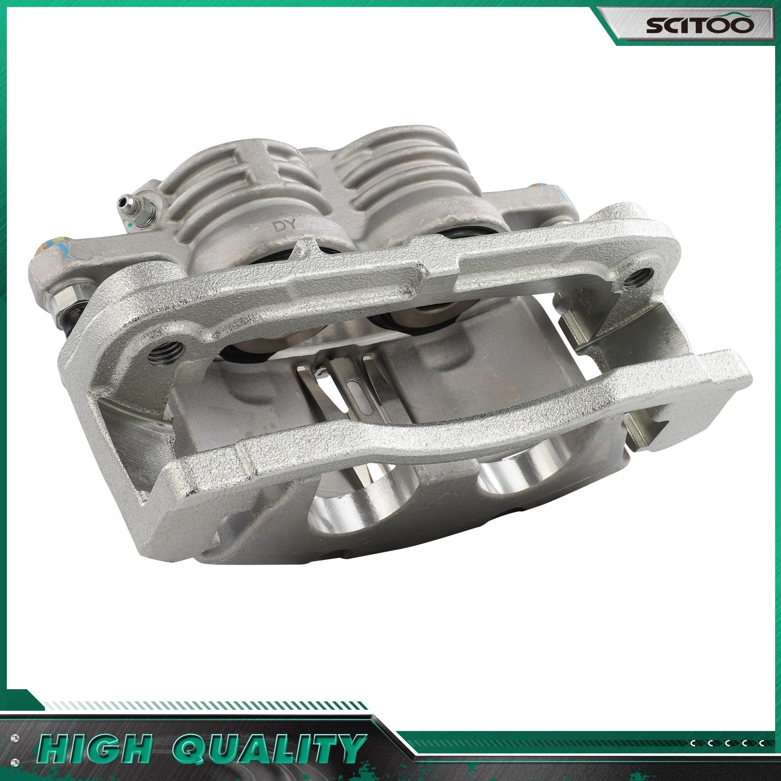 Front Brake Calipers And Ceramic Pads Kit For 2002-2005 GMC ENVOY 4.2L