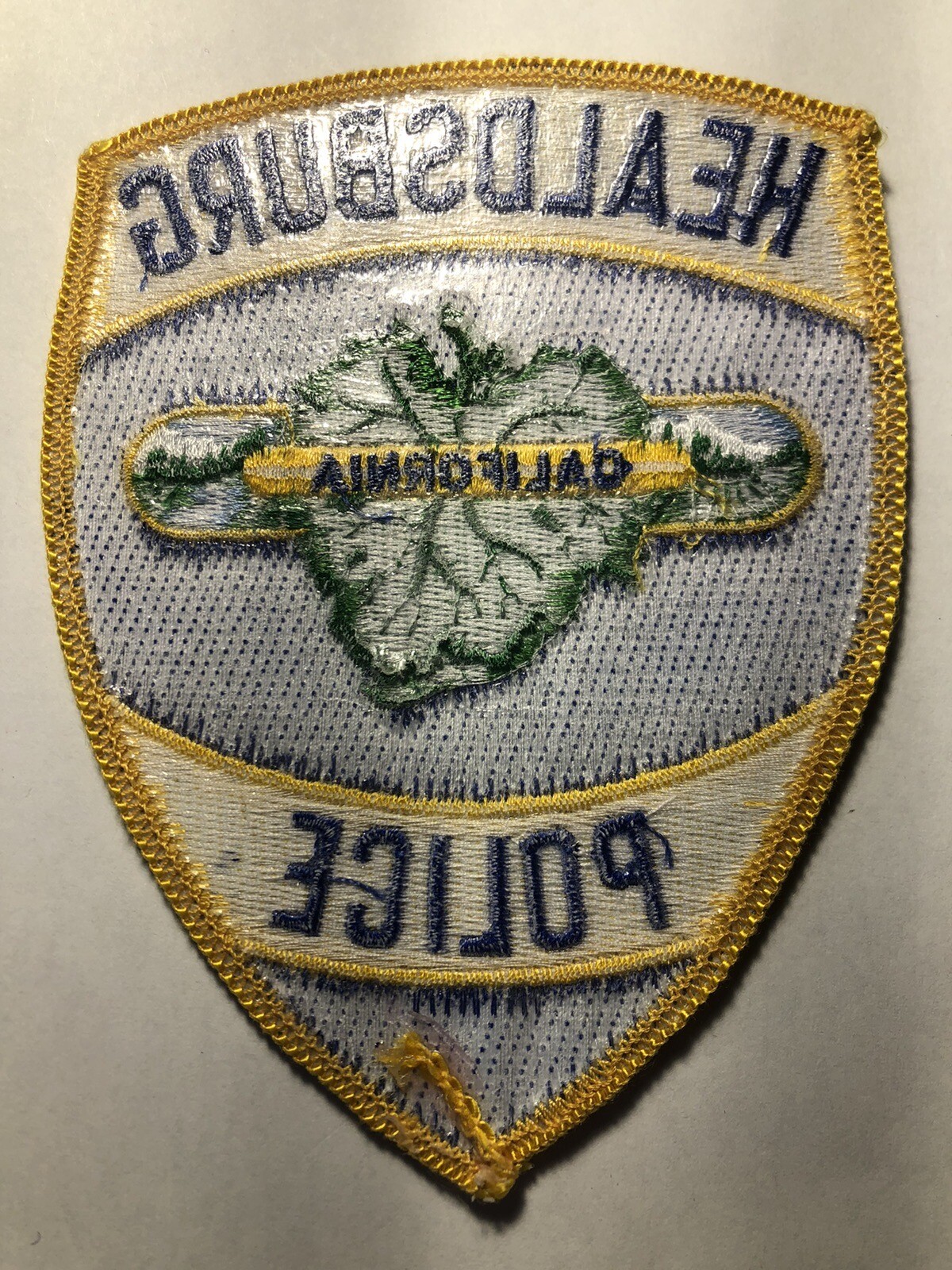 Healdsburg California Police Patch