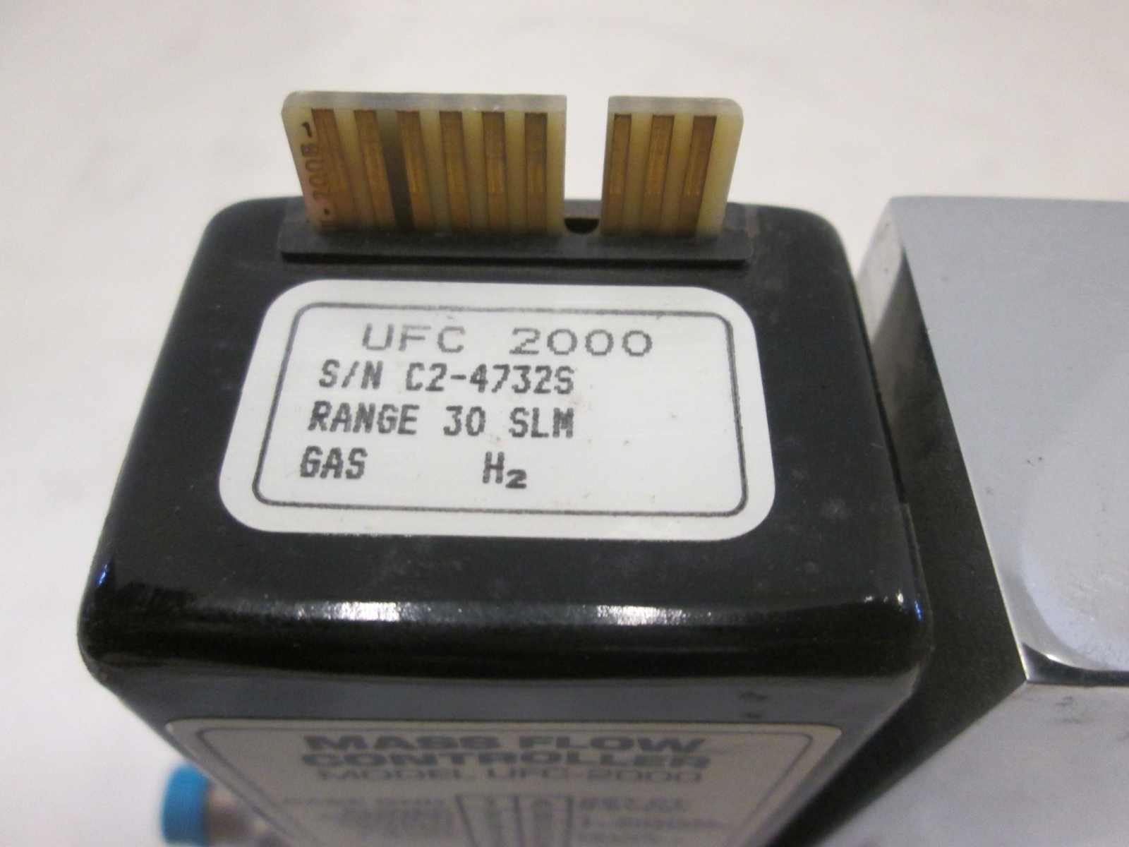 Unit UFC-2000, Mass Flow Controller MFC, H2, 30 SLM, Used