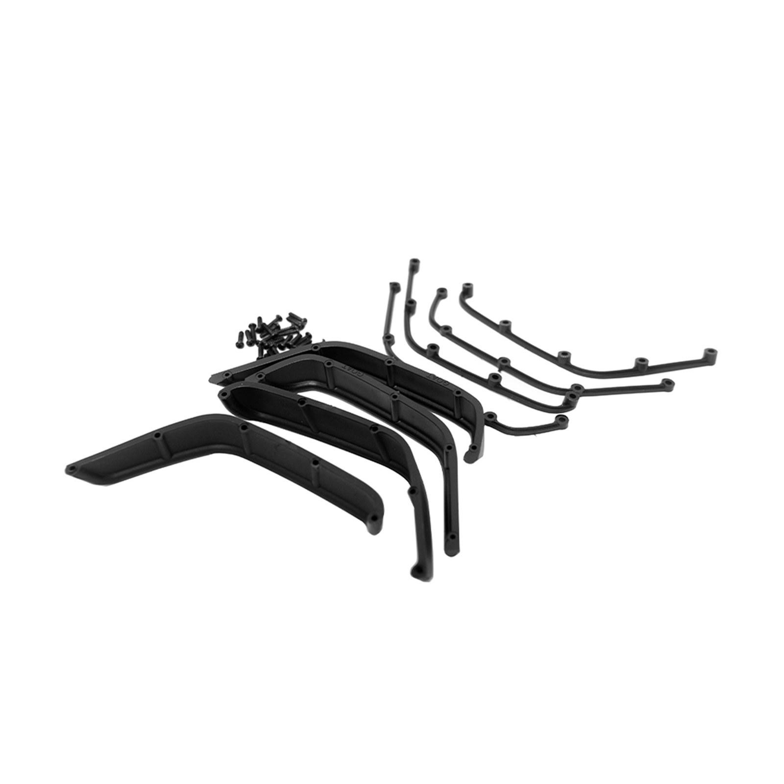 RC Plastic Wheel Fender Flare Mud Guard For Axial SCX10 for Jeep Wrangler 1/10