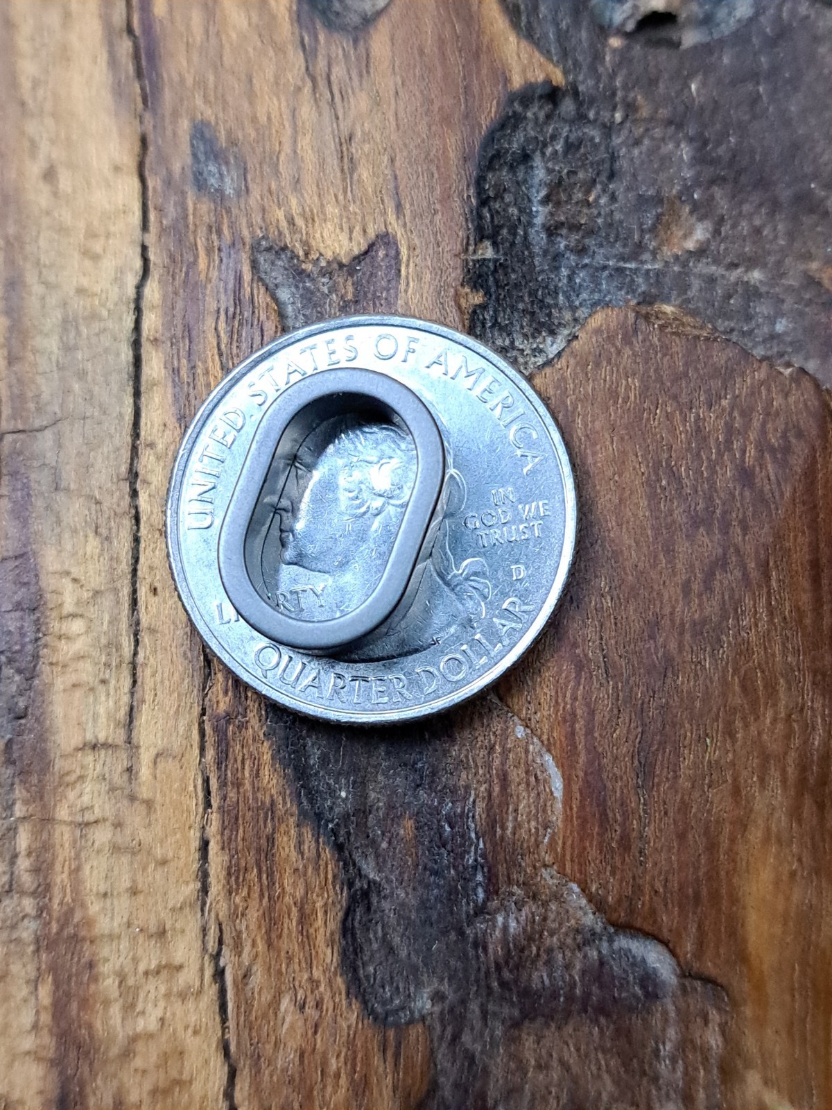 Small Titanium Keychain Connecting Buckle