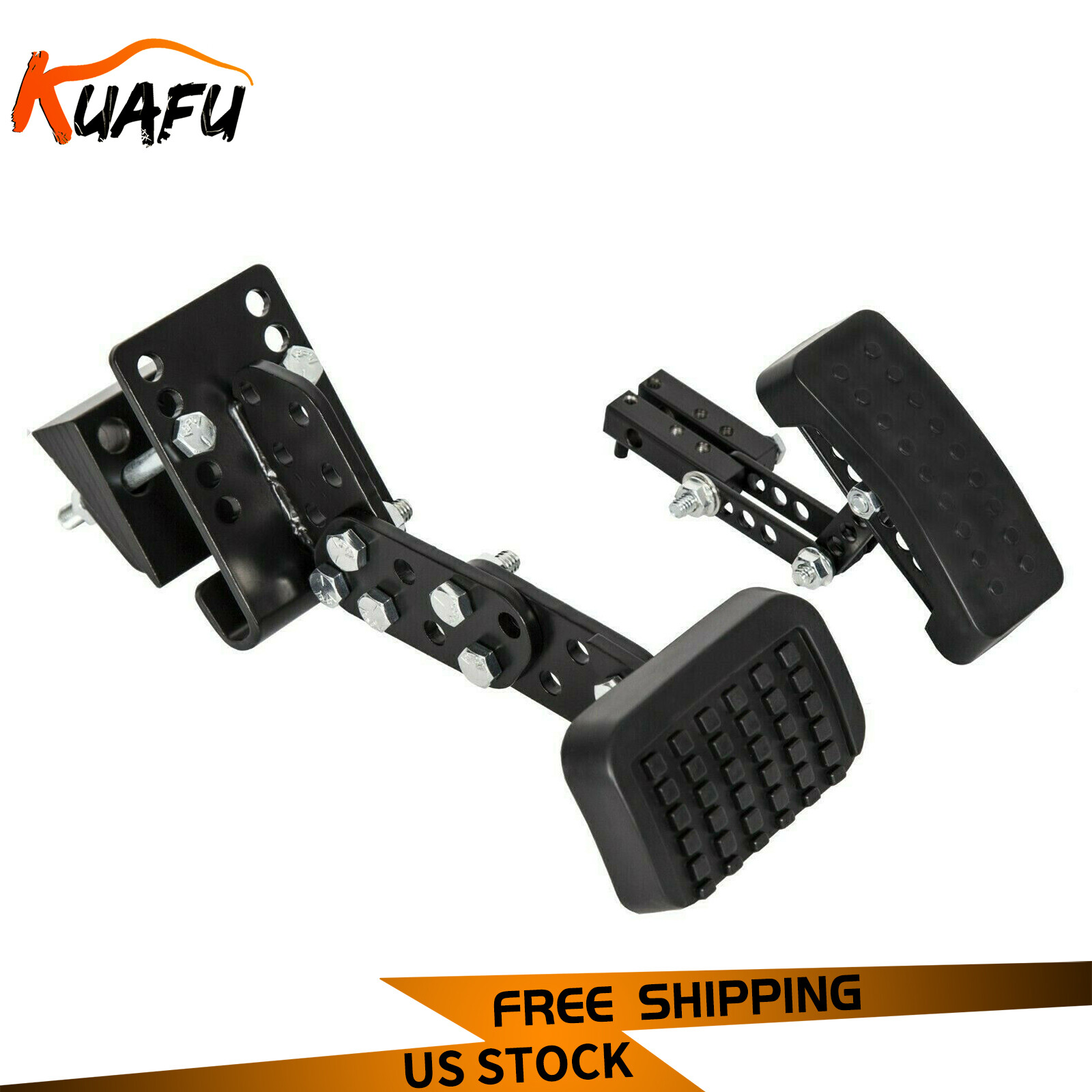 KUAFU Gas and Brake Pedal Extenders for Cars，Go Kart，for Short Drivers People