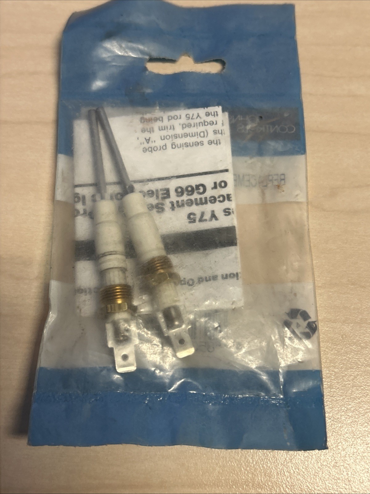 NEW Johnson Controls Y75AS-2 W9849 Replacement Flame Sensor (Pack of 2)