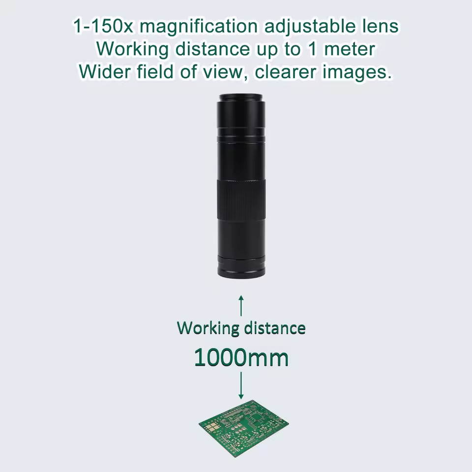48MP 4K Electronics Soldering Microscope FULL HD 1080P HDMI-Camera USB Software