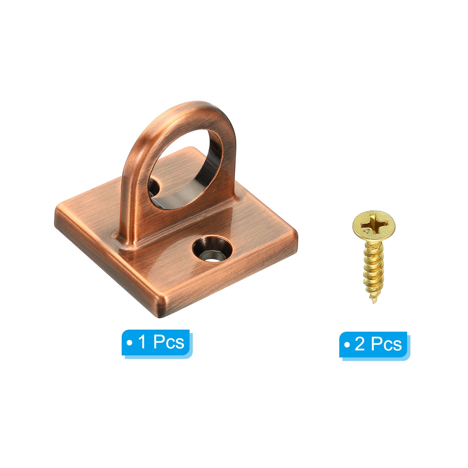 1Pcs Copper Pad Eye Plate U Hooks Ceiling Hook