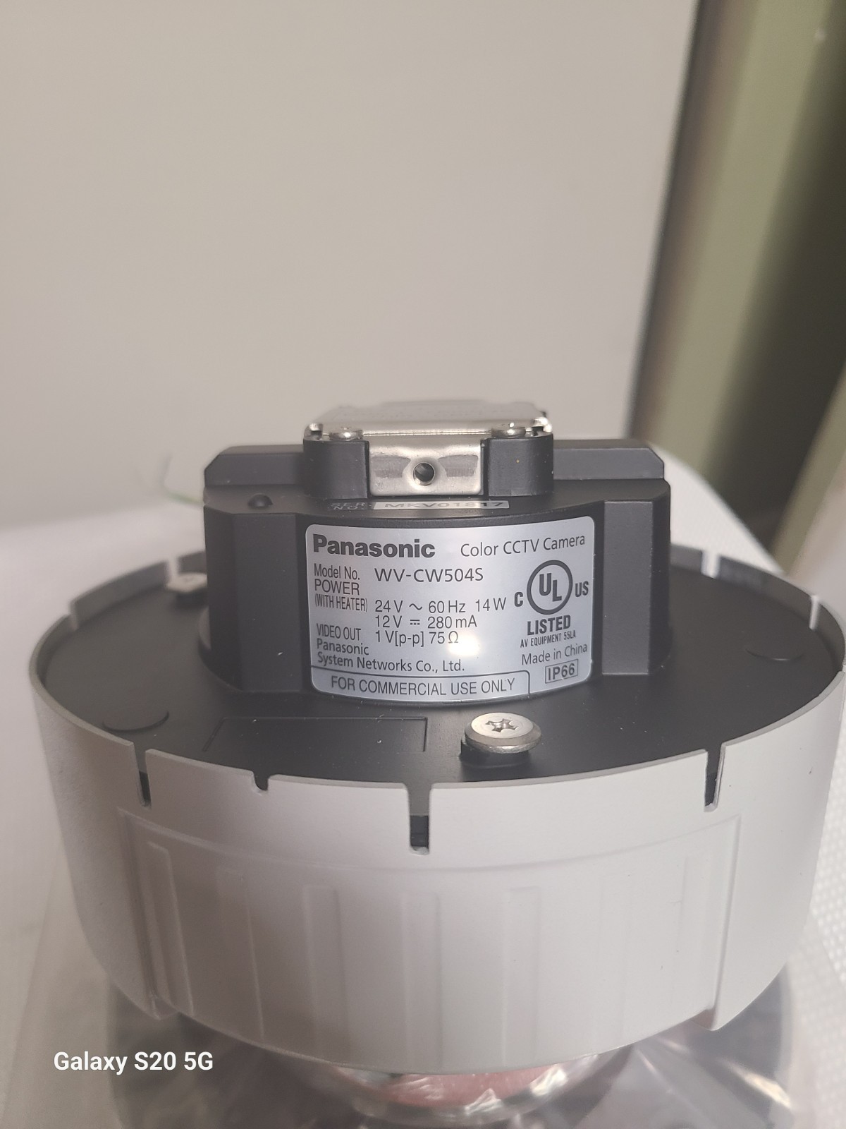 Panasonic WV-CW504S Color Super Dynamic CCTV Network Camera New