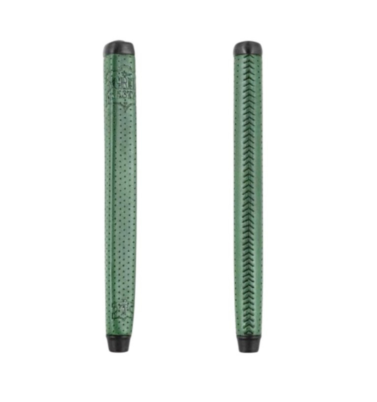 The Grip Master Signature Cabretta Laced Paddle Putter Grip Dark Green