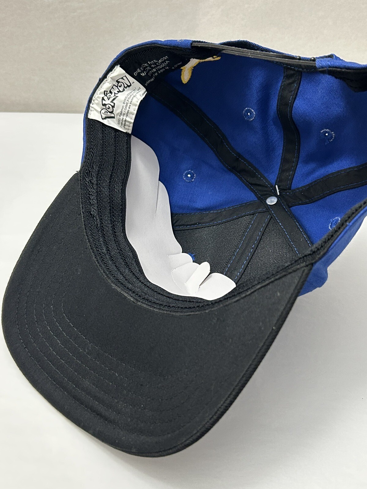 New Pokemon Pikachu Thunderbolt Tail Elite Flex Snapback Baseball Cap One Size