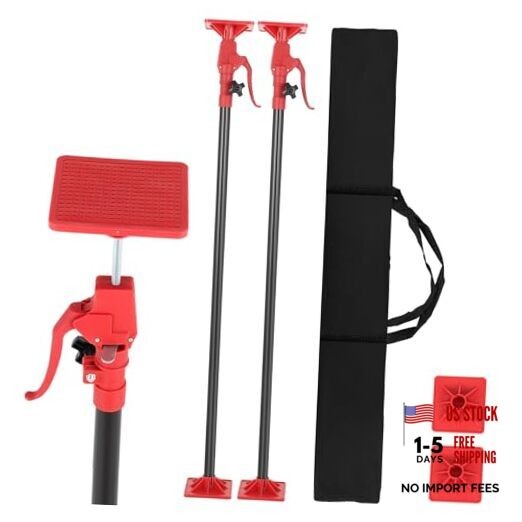 Cabinet Jack Support Pole, 45"-114" Drywall Lifts Support Poles 134204-Dollate