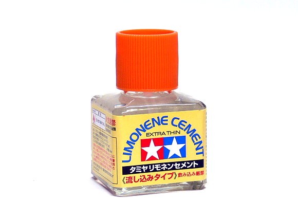 2x Tamiya Model Paints & Finishes Limonene Cement Extra Thin 87134 CA474