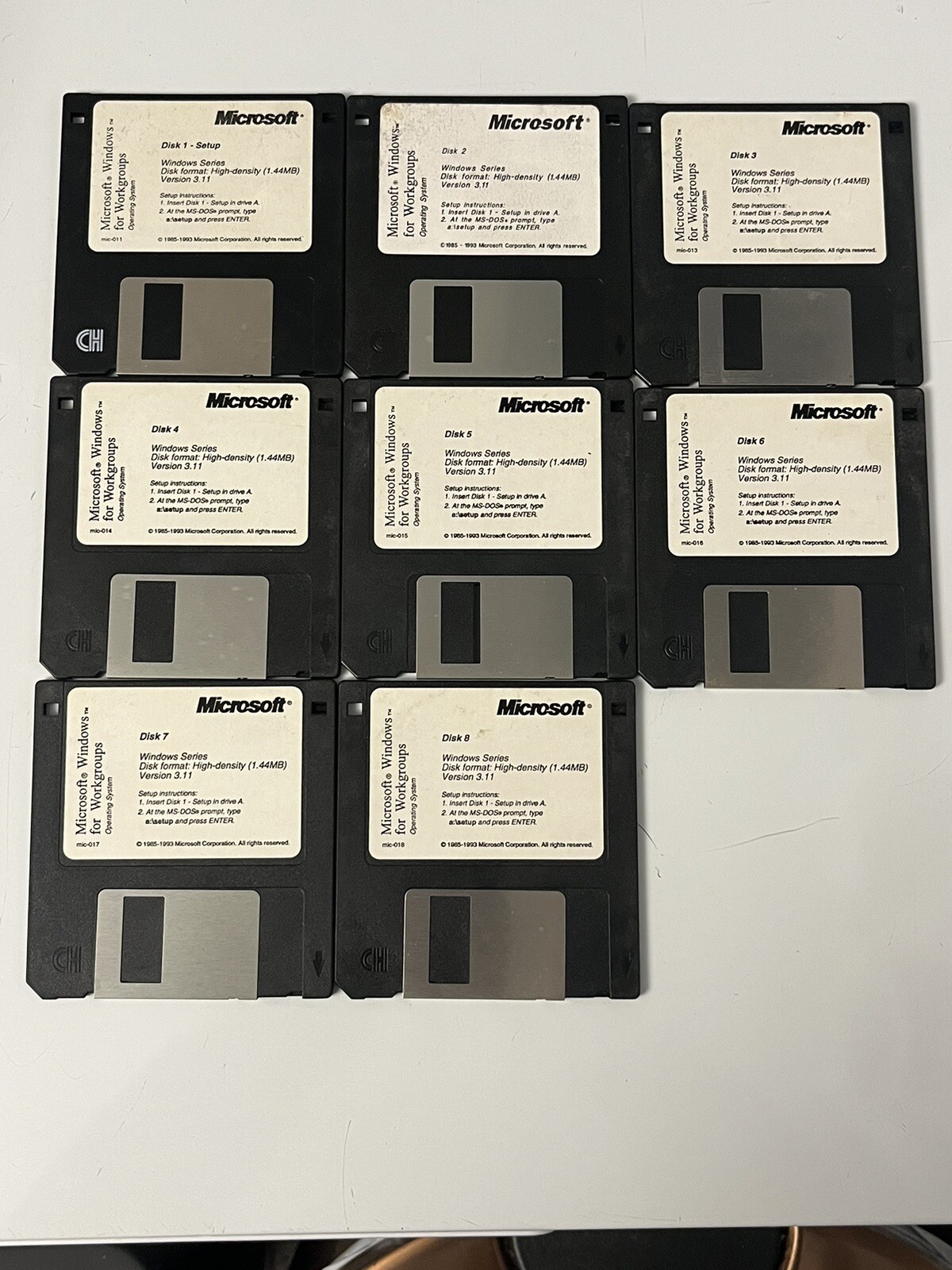 Microsoft Windows For Workgroups,Disk High Density,NT Series,Aspen Technology