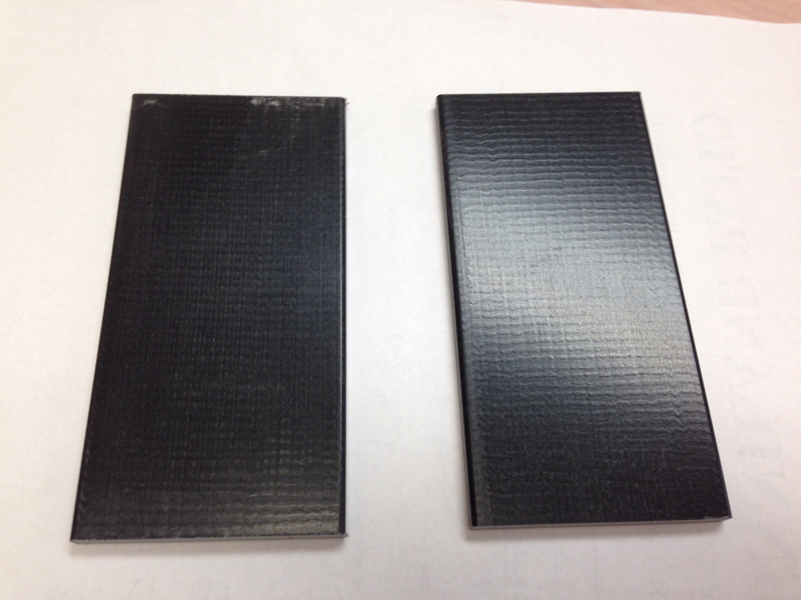 2.5" X 5" ROCKER FIBERGLASS SPRING PLATES - REPAIR PART FOR PATIO CHAIRS -QTY 6