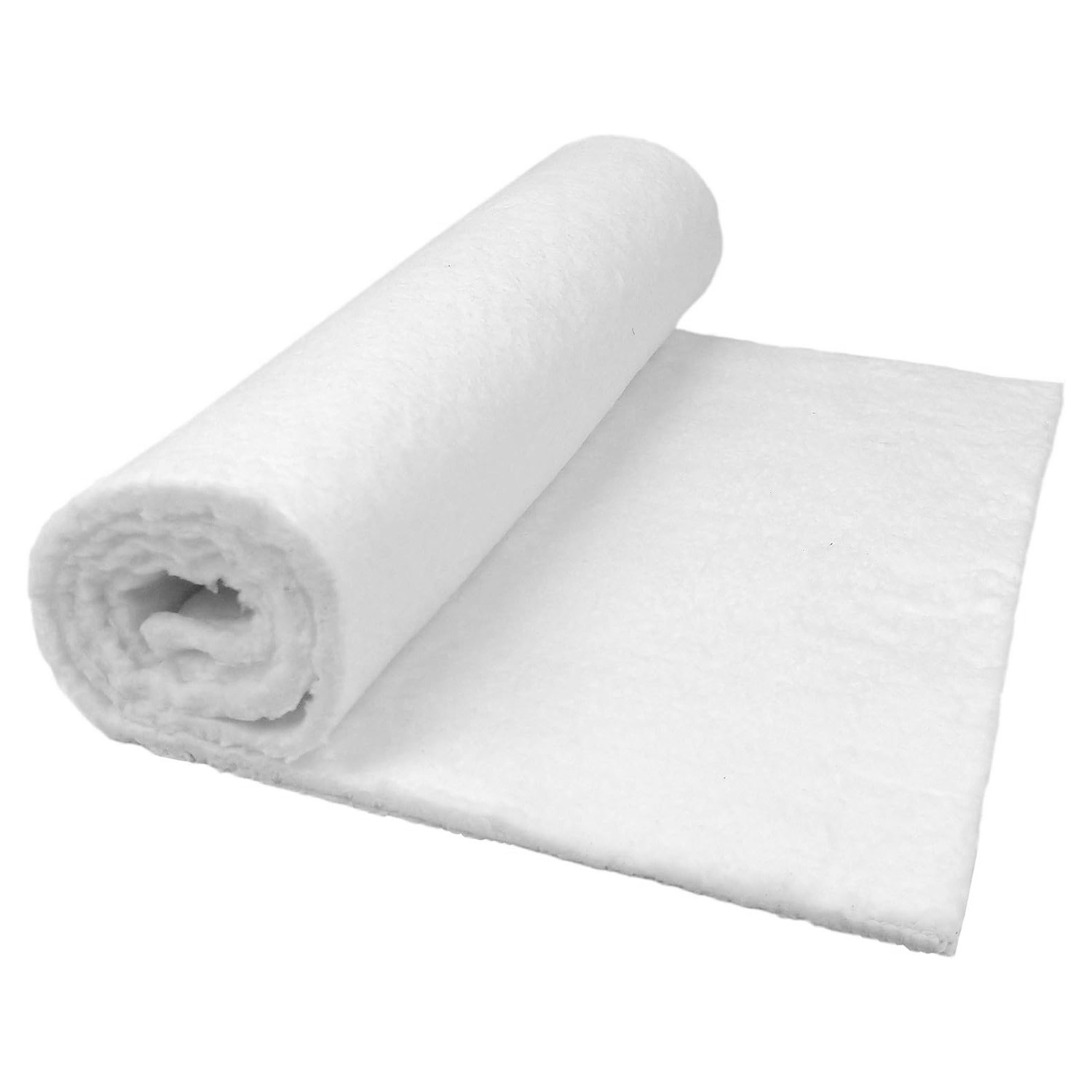 10mm white Ceramic Fiber Blanket Insulation High Temperature Fireproof Mat Pads