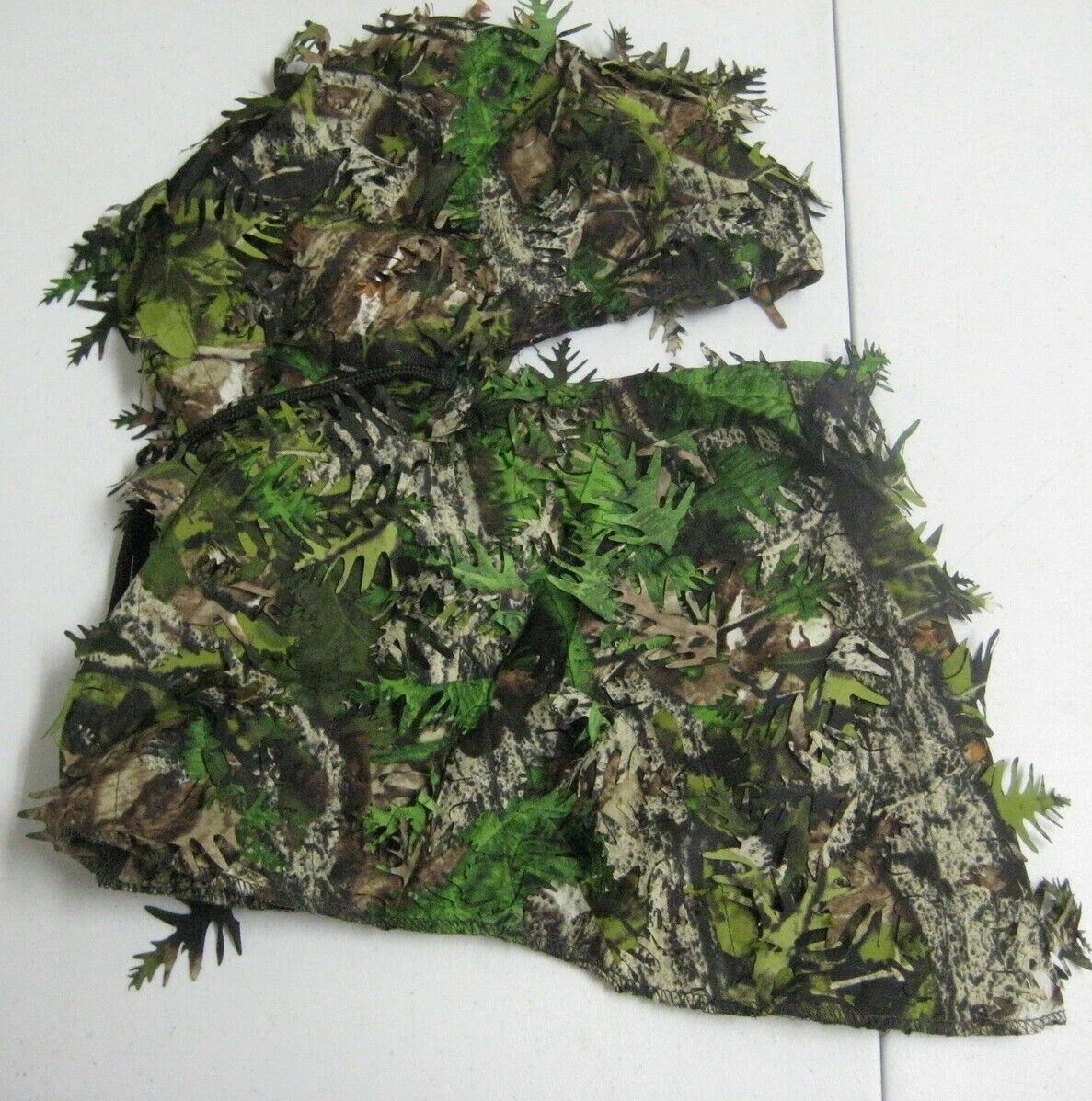 Leafy 3D Facemask Hood Hat Deer Turkey Bow Hunting Camo Mothwing Mask