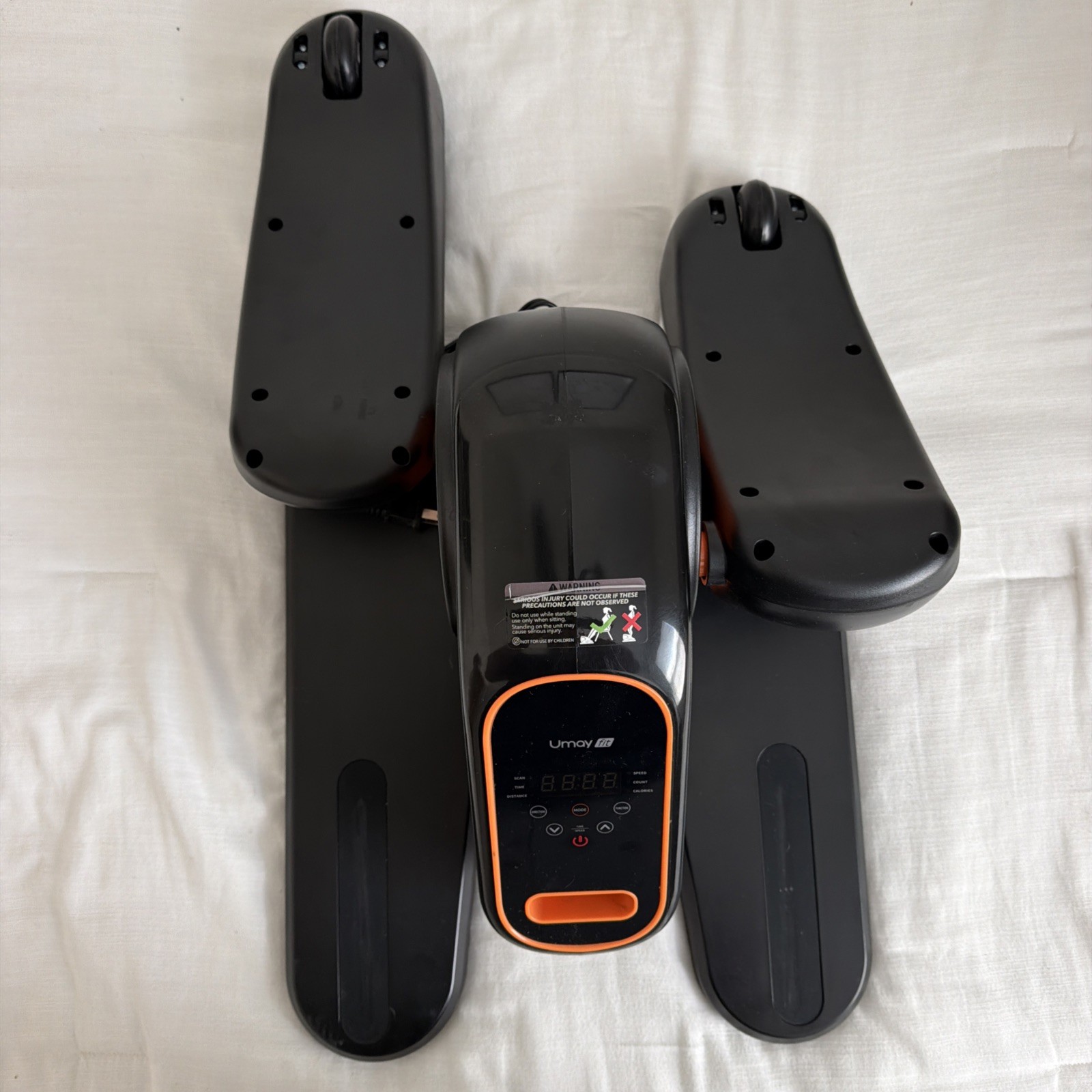 Electric Mini Elliptical Machine Under Desk Leg Exerciser Compact Stepper