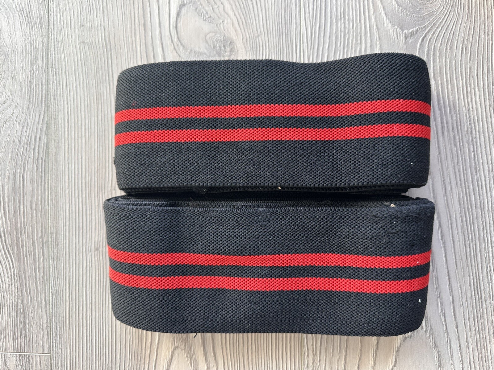 Knee Wraps + Wrist Wraps + Weight Lifting Straps Bundle (4 Pairs) For Strength
