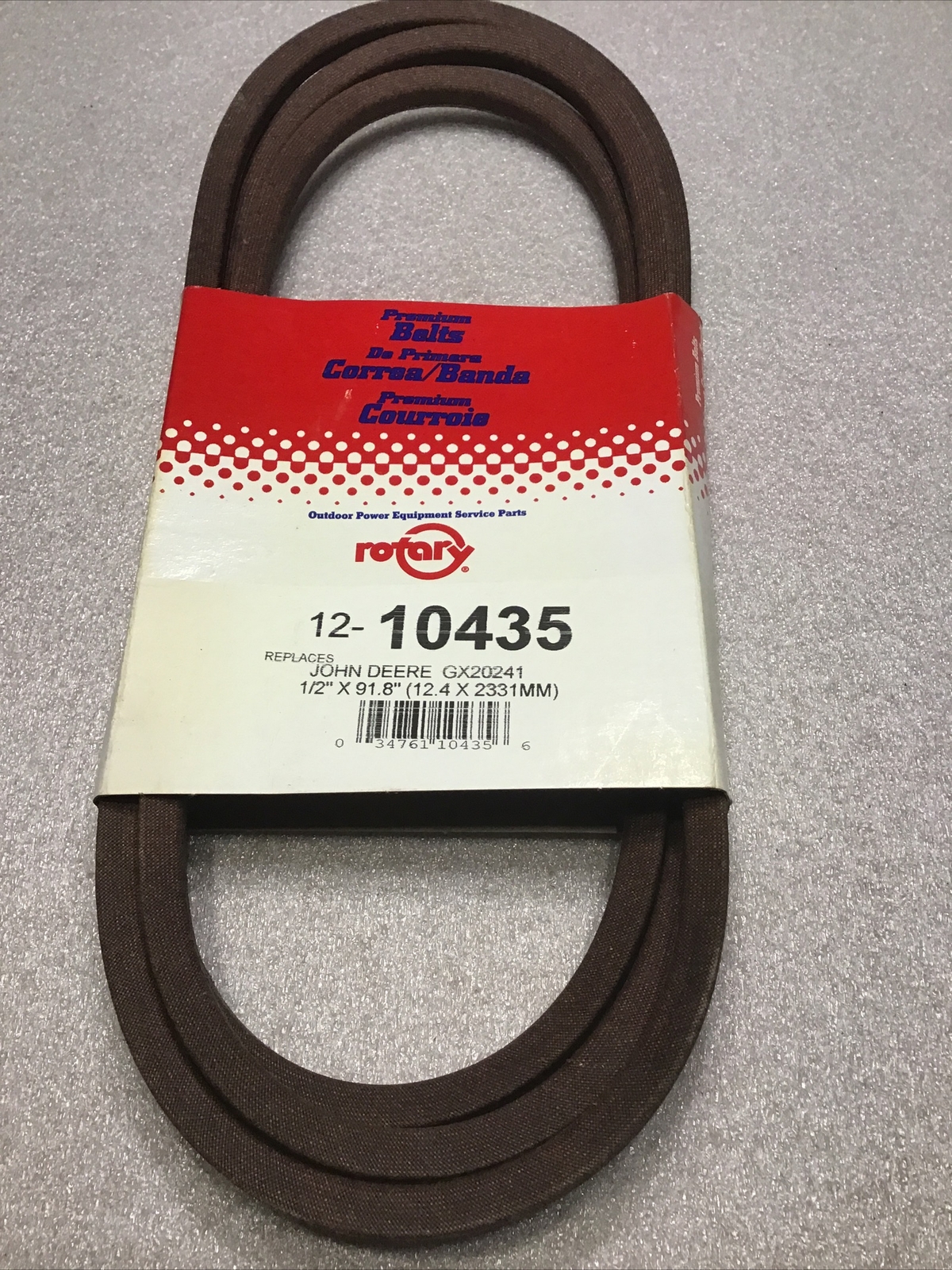 Drive Belt For John Deere, Sabre GX20241, GX22036, M122674 FIT L100 SERIES 10435